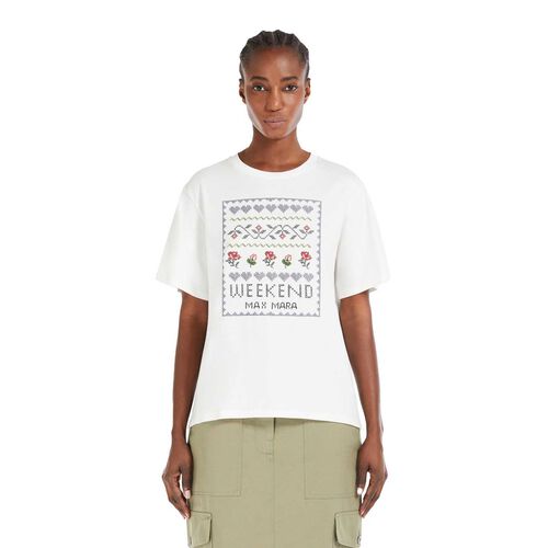 Weekend Max Mara Cabina Jersey Print T-Shirt